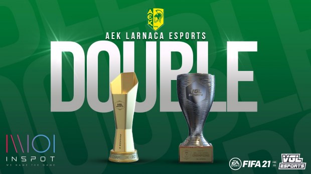 Νταμπλούχος η ΑΕΚ Larnaca Esports!