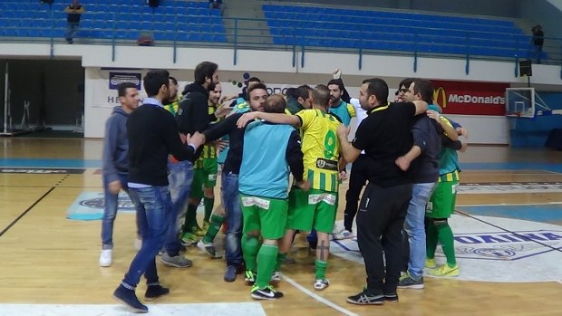 AEK FUTSAL: Νίκη-χρυσάφι με ΑΕΛ