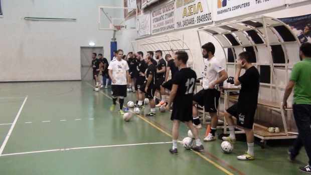 AEK FUTSAL: Συνεχίζεται η προετοιμασία, νίκη στο πρώτο φιλικό