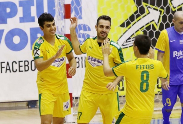 AEK FUTSAL: Δεύτερη νίκη με ΑΕΛ και πρόκριση στην τετράδα