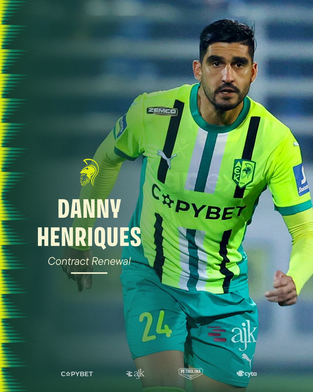 Ανανέωση της συνεργασίας με Danny Henriques  