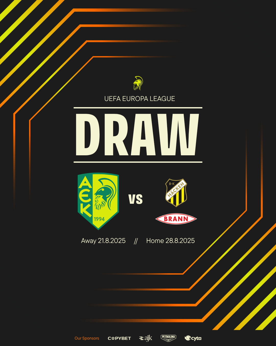 H κλήρωση των Play-off του UEFA Europa League και του UEFA Conference League ​  