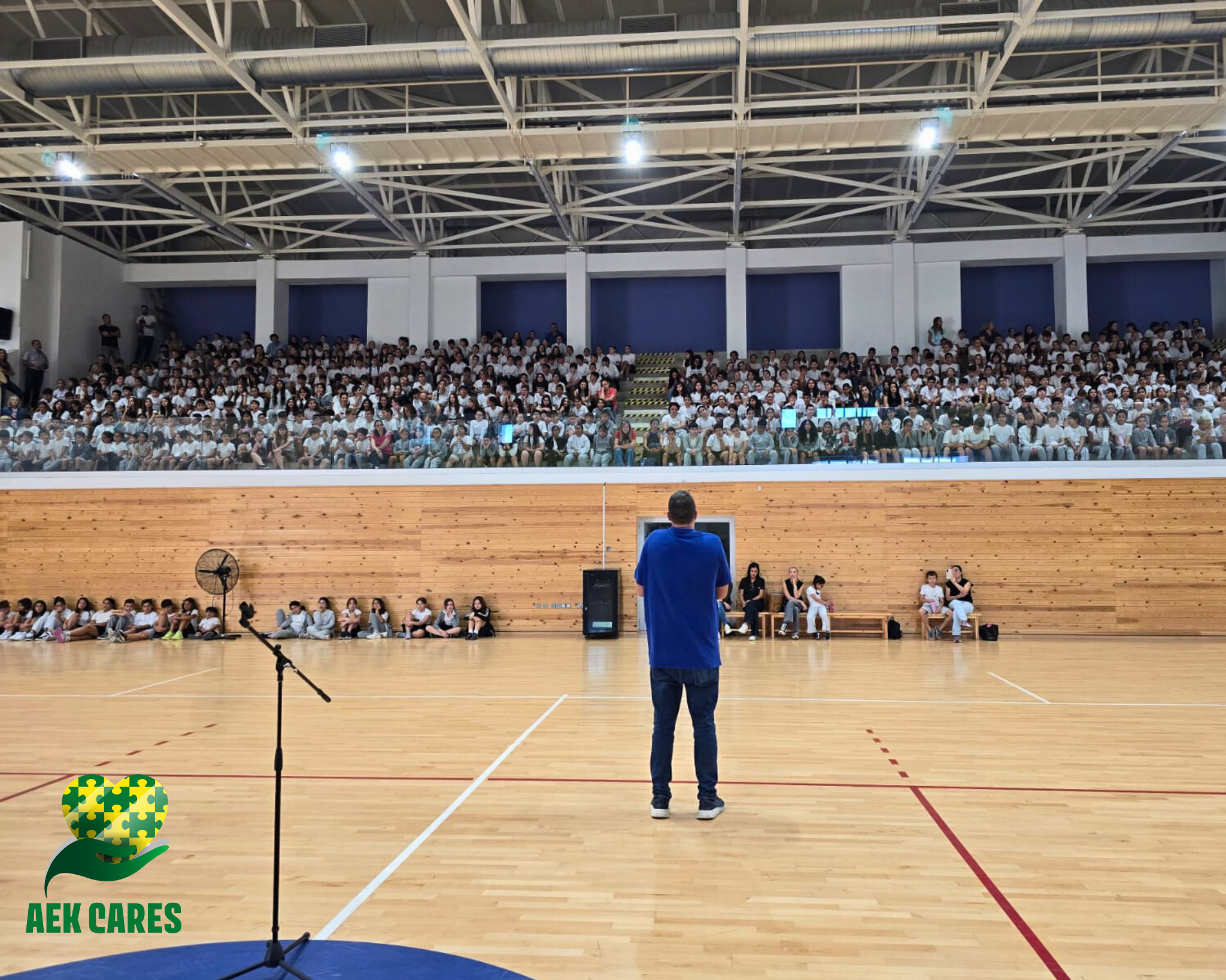 Δεύτερη δράση AEK C.A.R.E.S. με τον Δημήτρη Παπανικολάου για την ευαισθητοποίηση στον αυτισμό 