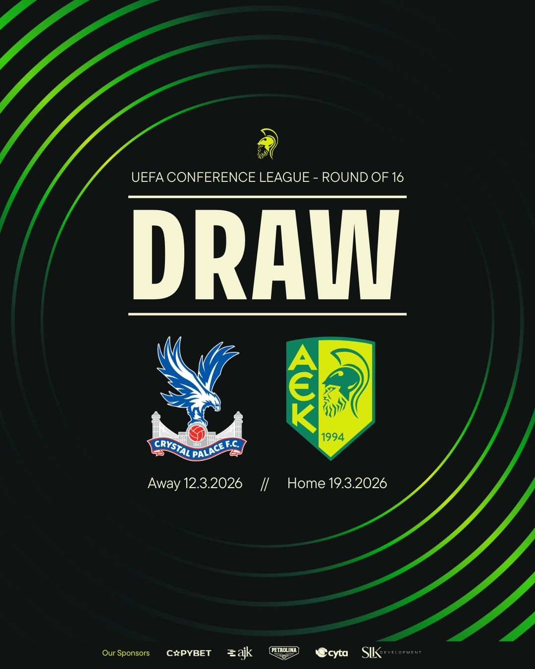 Με Crystal Palace στην φάση των 16 του UEFA Conference League 