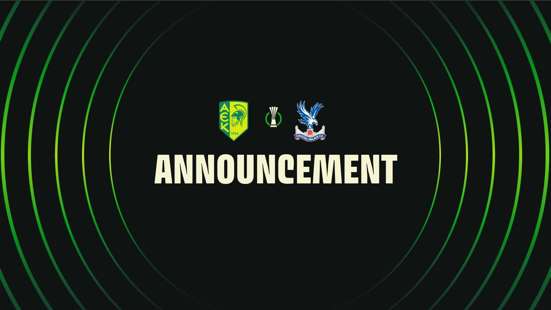 Οι λεπτομέρειες για τον αγώνα με την Crystal Palace FC