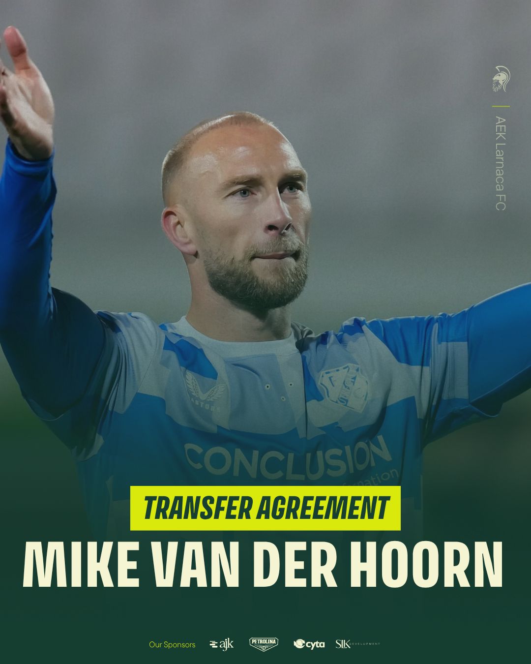 Kαταρχήν συμφωνία με τον Mike van der Hoorn  