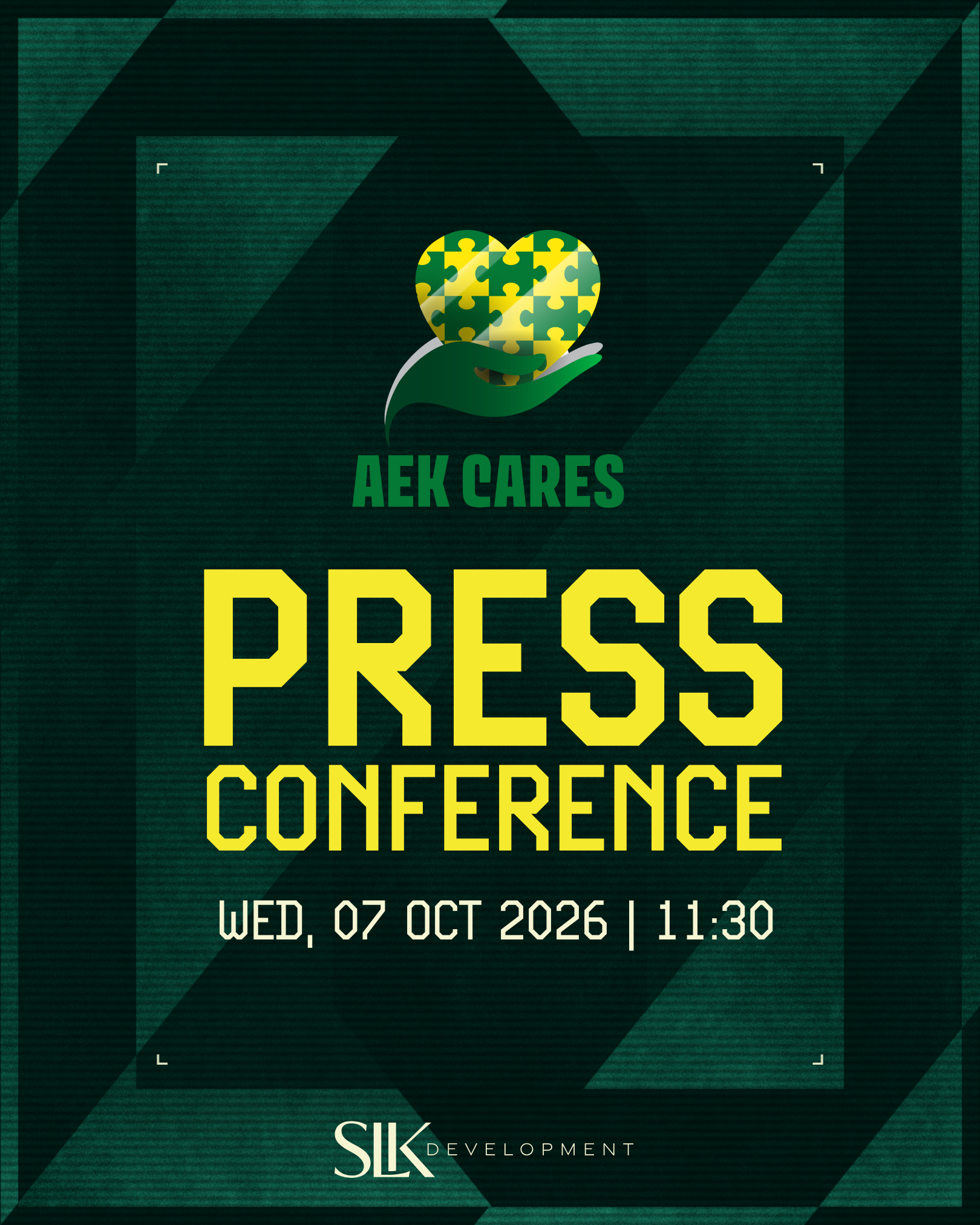 Δημοσιογραφική διάσκεψη για το AEK C.A.R.E.S.  
