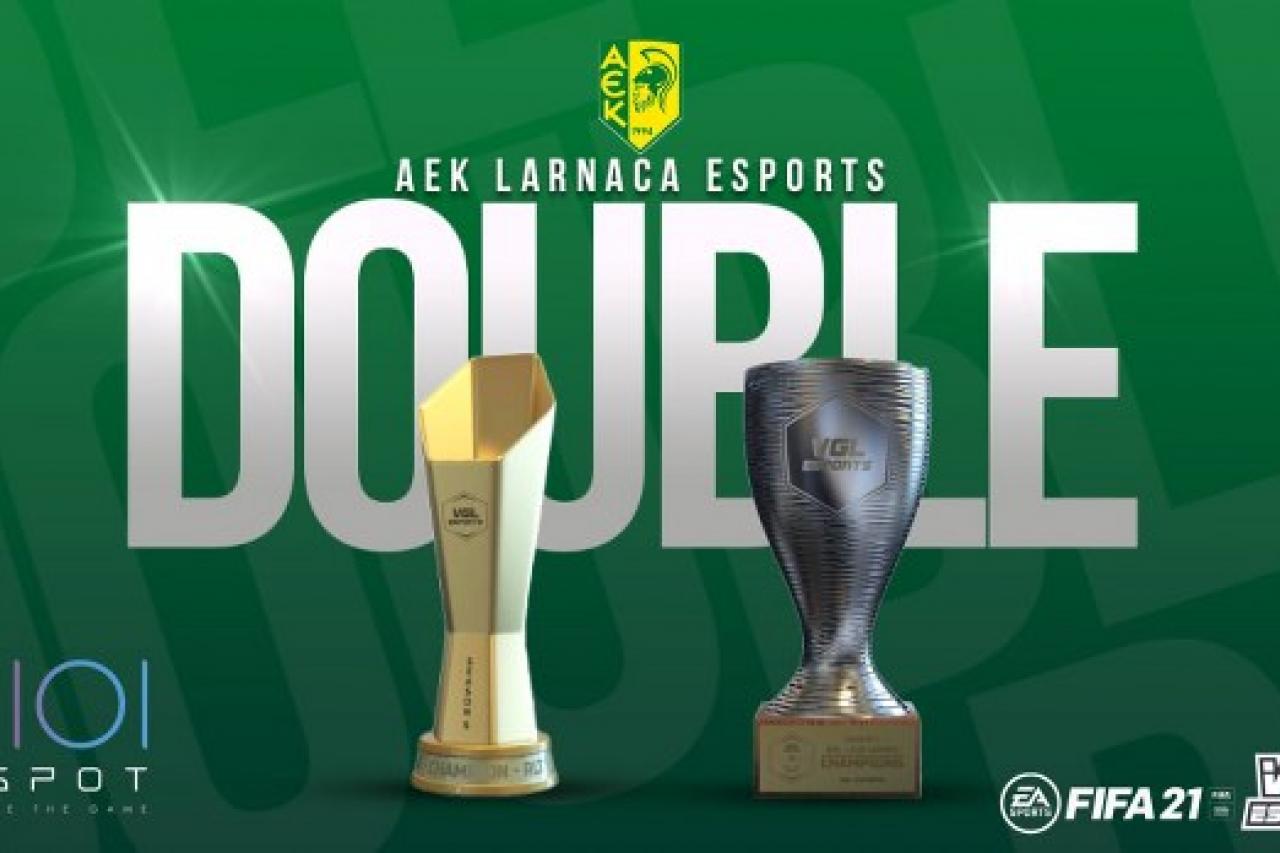 Νταμπλούχος η ΑΕΚ Larnaca Esports!