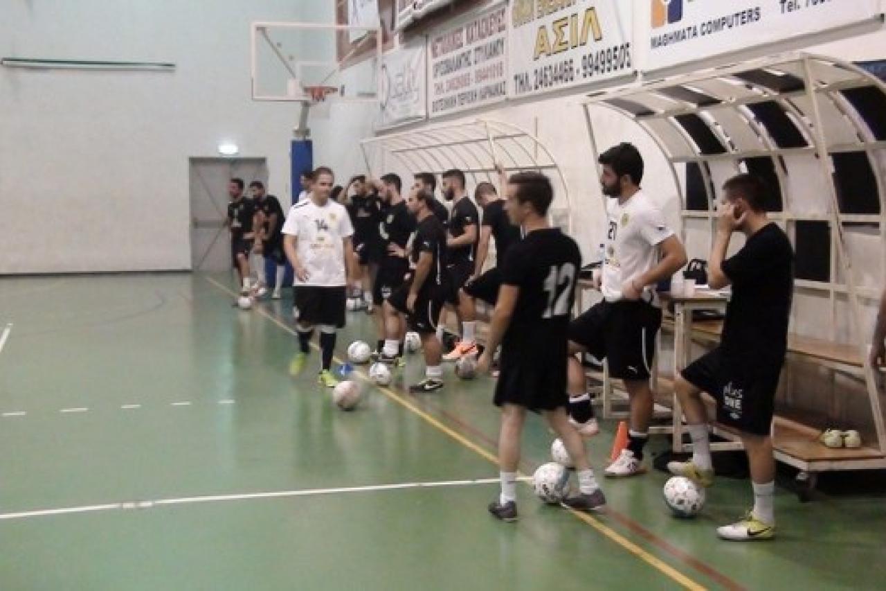 AEK FUTSAL: Συνεχίζεται η προετοιμασία, νίκη στο πρώτο φιλικό