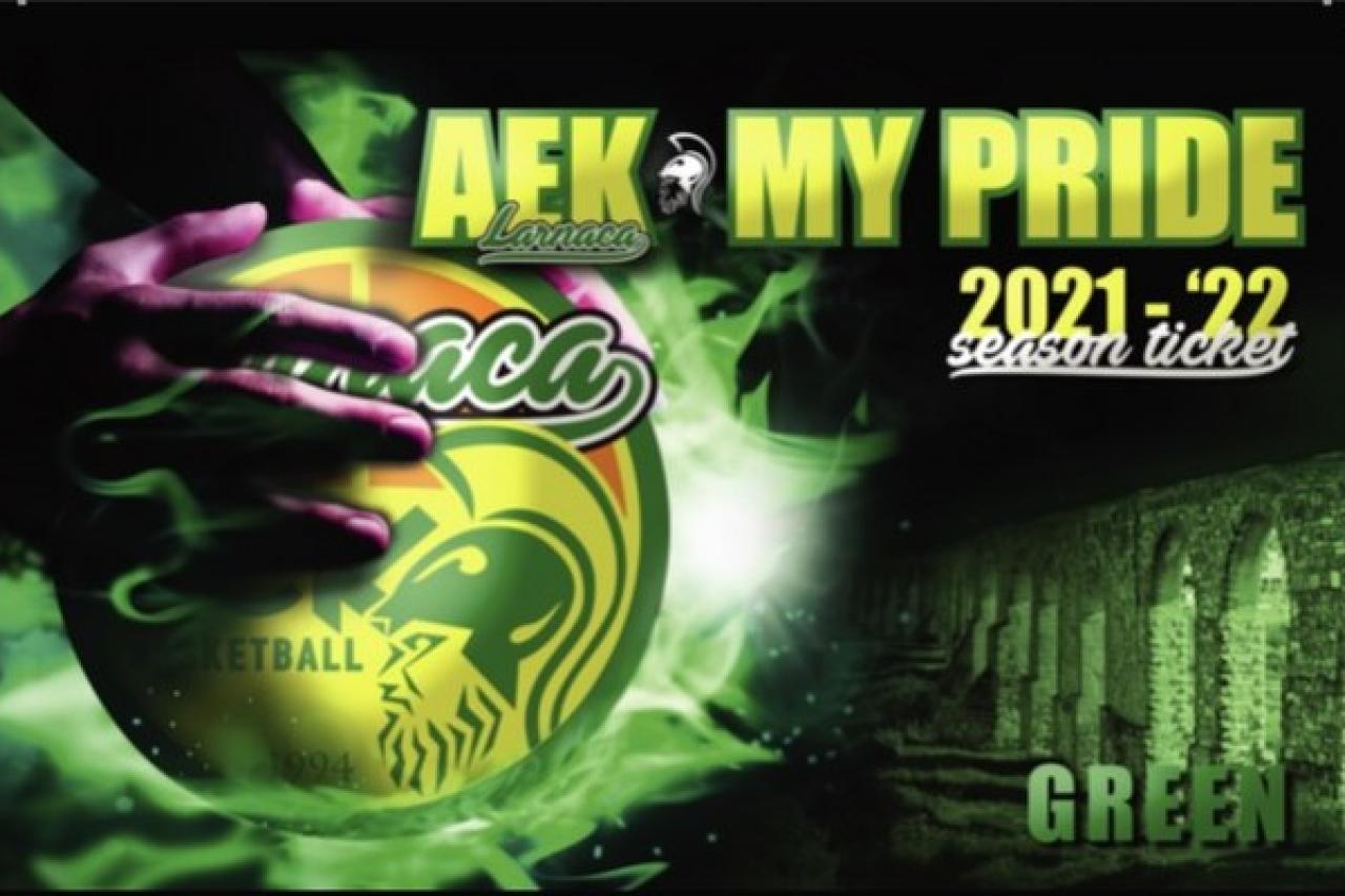 Πετρολίνα ΑΕΚ: Εισιτήρια διαρκείας 2021/22 (AEK MY PRIDE)